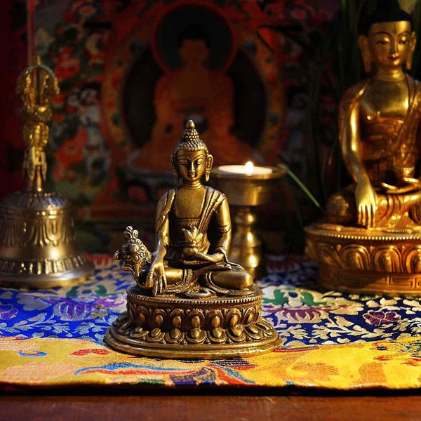 Boutique TIBET | Petit Nalanda STATUE Statue Bouddha Menla de Médecine