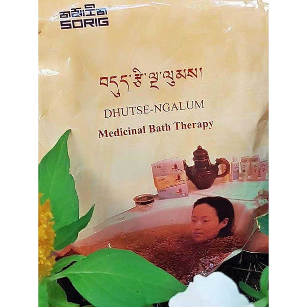 Institut Tibétain སྨན་རྩིས་ཁང་ MEN-TSEE-KHANG SORIG 1 Gros Sachet pour 1 Bain Thérapie Thermale Sorig Dhutse-Ngalum